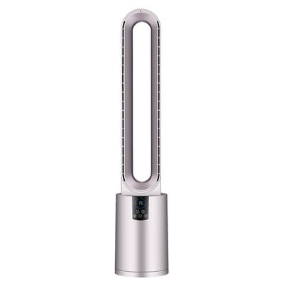 Ventilador de torre oscilante sem lâmina com controle remoto digital de três velocidades silencioso