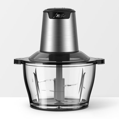 400 Watt Chopper de alimentos elétricos moedor de carne 2,5L Glass Bowl Carne Vegetais Frutas 2 velocidade