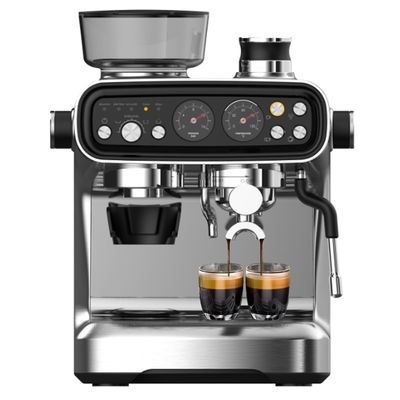Máquina de café Espresso Elétrico Profissional Potente 15/20bar Pressão Bomba Cappuccino Latte Grinder Feito de Plástico Durável