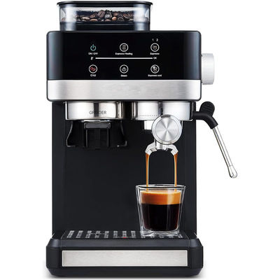 Máquina de café Espresso Elétrico Profissional Potente 15/20bar Pressão Bomba Cappuccino Latte Grinder Feito de Plástico Durável