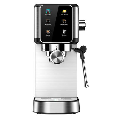 Automático Digital Home Termoblock Aquecimento Expresso Cafeteira a vapor Máquina de café Espresso Italiano portátil inteligente