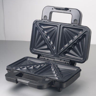2-Slice Deep Fill Waffle Sandwich Maker Grill BBQ Removível Revestimento antiaderente para cozinha cozinhar Grelhas Elétricas Griddles