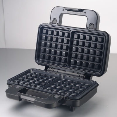 2-Slice Deep Fill Waffle Sandwich Maker Grill BBQ Removível Revestimento antiaderente para cozinha cozinhar Grelhas Elétricas Griddles