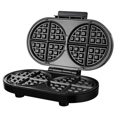 2-Slice Deep Fill Waffle Sandwich Maker Grill BBQ Removível Revestimento antiaderente para cozinha cozinhar Grelhas Elétricas Griddles