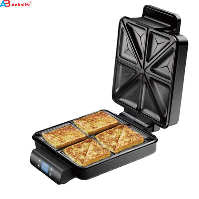 Máquina de fazer sanduíches elétrica 3 em 1 Coating antiaderente Kitchen Cooking Appliance