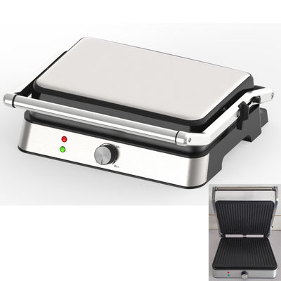 2000W Elétrico Digital Big Contact Grill Grill Sem Fumo Aparelho de cozinha doméstico Desmontável 4/6 Slice Panini Maker