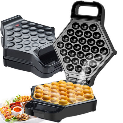 Fabricante elétrico de waffles de bolhas sem fumo com material não pegajoso de PTFE para uso doméstico