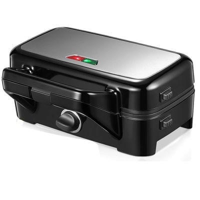2 fatias Deep Xxl Grill Sandwich Maker Regulador de temperatura Desmontável Fonte de energia elétrica Ptfe Uso doméstico