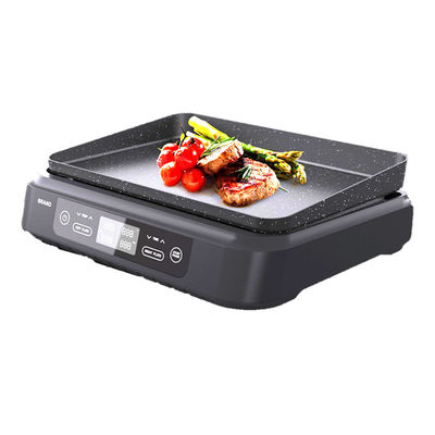 2 fatias Deep Xxl Grill Sandwich Maker Regulador de temperatura Desmontável Fonte de energia elétrica Ptfe Uso doméstico