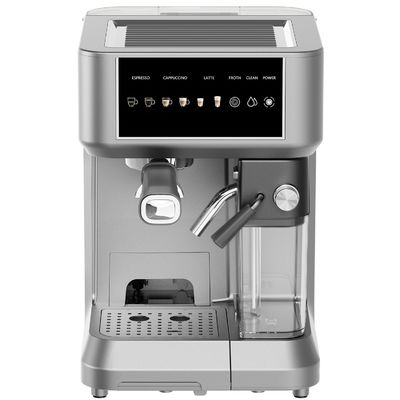 Anbo Big Touch Screen Control Máquina de café Cappuccino Espresso Multifuncional com moedor