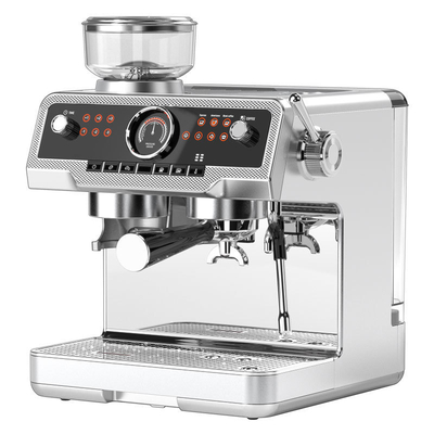 ANBOLIFE Máquina de café expresso 2 em 1 com moedor integrado 2800W