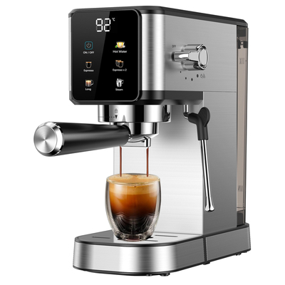 Máquina de Café Expresso Semi-Automática Anbolife BC5383 20 Bar com Tanque de Leite