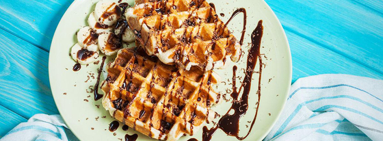 Anbolife Mini Waffle Maker com revestimento antiaderente de Teflon