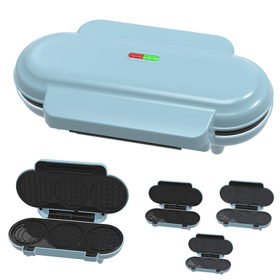 Grelha de raquete elétrica sem fumo ANBOLIFE 1500W com placas antiaderentes