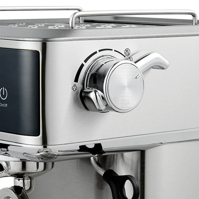 Anbolife 2026 New Stainless Steel 20 Bar 58mm Stainless Steel Funnel Semi-Automatic Expresso Coffee Machines System