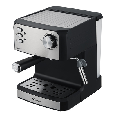 Anbo Cheap Wholesale Manual Control Expresso Coffee Machine 20 bar Wide Espresso Coffee Maker with Milk Frother for Home Office