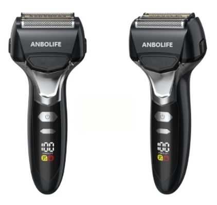 Aparelho de barbear elétrico portátil para homens com bateria de 1000mAh USB Radar de folha recarregável para viagens e uso diário