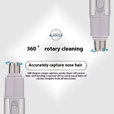 ANBOLIFE Trimmer Eléctrico de Cabelos para Nariz com Fonte de Energia USB e Garantia de 1 Ano para Homens - Barbeador de Nariz de Plástico