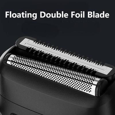 Mini aparelho de barbear elétrico portátil com resistência à água IPX7 e bateria de 350 mAh para 60 minutos de tempo de trabalho