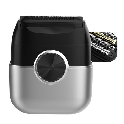 Mini barbeador elétrico portátil para homens com sistema de flutuação magnética de 4 lâminas e 100 minutos de tempo de trabalho Alimentado por bateria de 300mAh