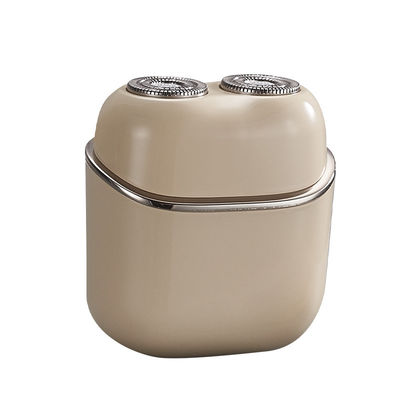 Mini Barbeador Elétrico Portátil de Cabeça Dupla Totalmente Lavável com Design Flutuante Magnético para Homens