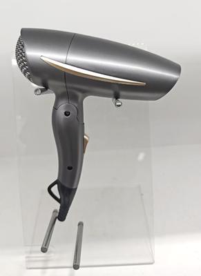 Secador de cabelo de viagem de dupla voltagem 1200W 220-240V com 1 ano de garantia, cabo dobrável compacto para uso em salões e em casa