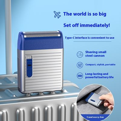 ANBOLIFE Mini aparelho de barbear elétrico portátil com 60 Min tempo de trabalho 1 ano de garantia e 5W Power USB barbeador recarregável