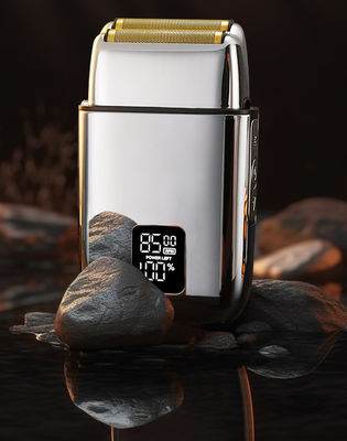 Barbeador Corporal Recarregável de Metal Retro ANBOLIFE com IPX5 à Prova d'Água, 90 Minutos de Tempo de Funcionamento e Bateria de 600mAh