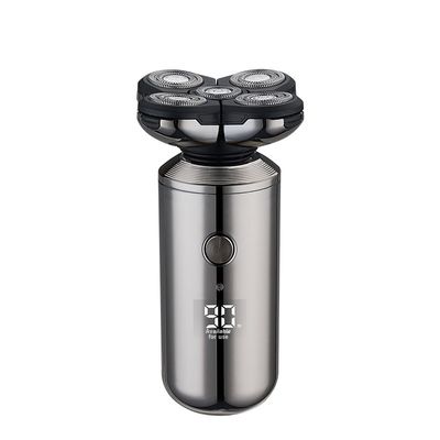 ANBOLIFE Smart Shaver elétrico recarregável de cinco lâminas com ecrã digital Alimentado por USB e Peças sobressalentes gratuitas para homens