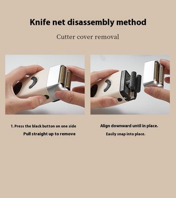 Barbeador Elétrico Recarregável com Bateria de 1200mAh, Peças de Reposição Grátis e Carcaça de Plástico para Barbear o Rosto Masculino