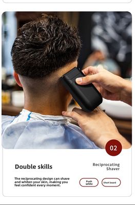 5V Power Twin Blade Razor elétrico com caixa de plástico para barbear o corpo masculino