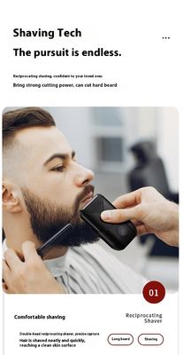 5V Power Twin Blade Razor elétrico com caixa de plástico para barbear o corpo masculino