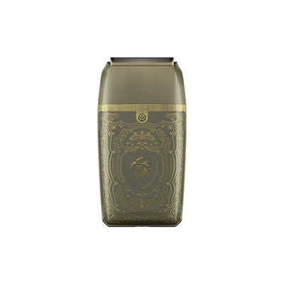 Aparelho de barbear elétrico alimentado por USB com design retro Bateria de 1200mAh e carregamento rápido de 1-3h para homens