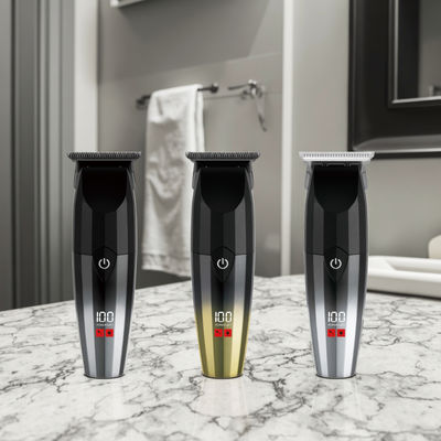 Cortador de cabelo profissional com potência de 220 ‰ 240 V, saída de 5 W e tempo de carregamento de 2h para corte de cabelo eficiente