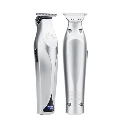 Cortador de cabelo profissional com bateria de lítio de 2200mAh e embalagem de caixa de presente