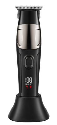 Cortador de cabelo profissional com lâmina revestida de titânio e ecrã LED de 80 minutos de duração