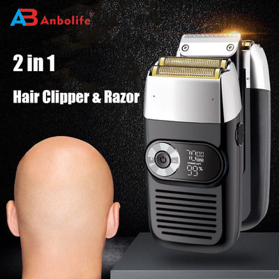 Barbeador elétrico masculino à prova d'água IPX7 com bateria de 600mAh e tempo de funcionamento de 60-90 minutos para uso em todo o corpo