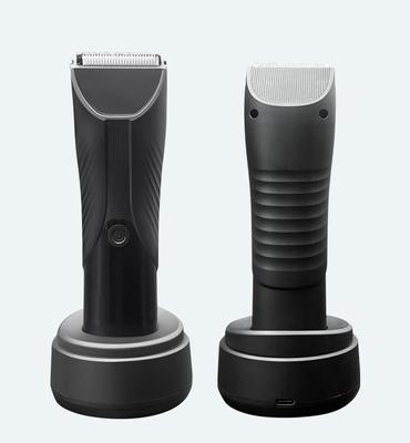 Aparador de pelos corporal masculino sem fio com bateria de 600 mAh, autonomia de 61 a 90 minutos e motor de 6500 rpm para depilação suave