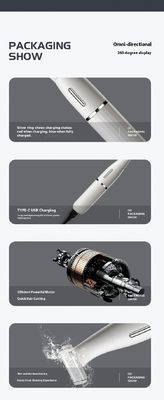 Aparelho de Barbear Elétrico Multifuncional 6 em 1 e Aparador de Pelos do Nariz com 1 Ano de Garantia e Carregamento USB Recarregável