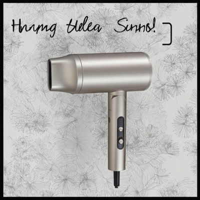 Secador de cabelo profissional de 2000W com motor BLDC de 110.000 RPM e 500 milhões de íons negativos para uso em salão e em casa