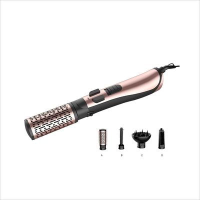 Escova Secadora de Cabelo com 1200W de Potência, 3 Níveis de Temperatura e Voltagem de 220~240V para Penteados Fáceis