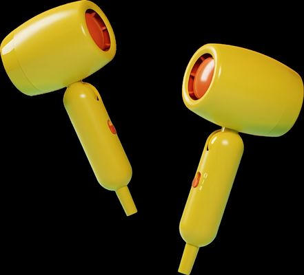 Secador de cabelo de 600W 220-240V com 2 ajustes de velocidade e função iónica para secagem rápida