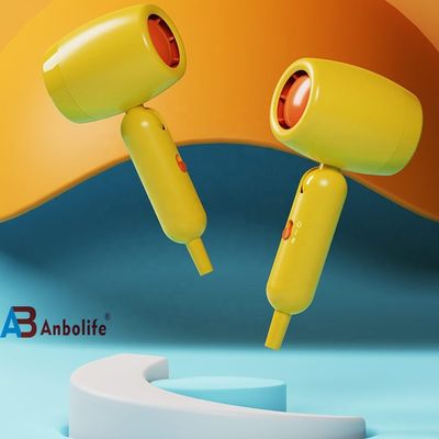 Secador de cabelo de 600W 220-240V com 2 ajustes de velocidade e função iónica para secagem rápida