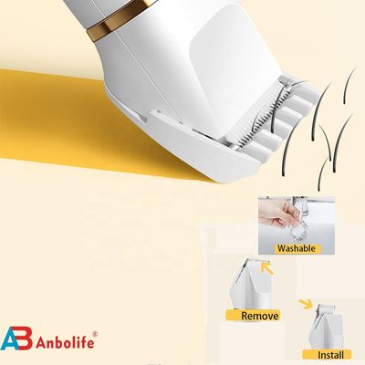 Aparador de pelos elétrico recarregável para mulheres com bateria IPX7 à prova d'água de 600mAh e 100 minutos de autonomia, aparador de pelos para a área do biquíni