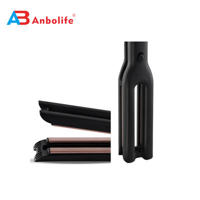 Placas de revestimento de cerâmica Limpador de cabelo com temperatura ajustável 120-210°C e 360° Cordão de alimentação giratório