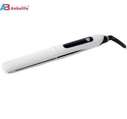 Limpador de cabelo profissional e ferro plano com 10 níveis de temperatura de 130-230 ° C e placas de teflon para cabelos lisos e sem frizz