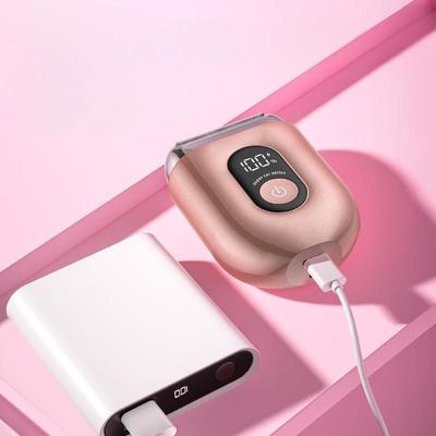Depilador Elétrico Feminino com Visor Digital Recarregável 450mAh IPX6 Impermeável Aparador Corporal para 90 Minutos de Uso