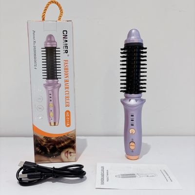 Escova alisadora de cabelo sem fio recarregável por USB com 73W de potência e tempo de carregamento de 1-3h para fácil modelagem do cabelo