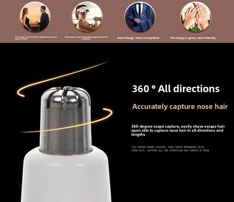 Aparador de pelos do nariz elétrico portátil compacto ANBOLIFE com plástico durável para uso doméstico