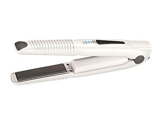Limpador de cabelo profissional recarregável de 2600 Mah Li-bateria com placas de revestimento cerâmico e faixa de temperatura de 120-220 ° C